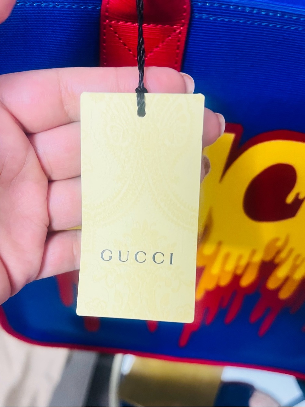 NWT Gucci Children's Melting Logo Tote Bag w/Dust bag - Picture 3 of 8